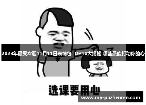 2023年最受欢迎11月11日表情包TOP10大揭秘 哪些最能打动你的心 2023年最受欢迎11月11日表情包TOP10大揭秘 哪些最能打动你的心